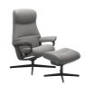 Stressless Stressless Philip Cross Base Recliner Chair & Footstool 2 Sizes