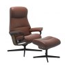 Stressless Stressless Philip Cross Base Recliner Chair & Footstool 2 Sizes