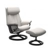 Stressless Paul Signature Base Recliner Chair & Footstool 2 Sizes