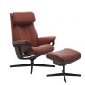 Stressless Stressless Paul Cross Base Recliner Chair & Footstool 2 Sizes