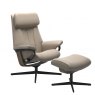 Stressless Stressless Paul Cross Base Recliner Chair & Footstool 2 Sizes