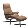 Stressless Stressless View Cross Base Recliner Chair & Footstool 3 Sizes