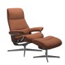 Stressless Stressless View Cross Base Recliner Chair & Footstool 3 Sizes
