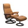 Stressless Stressless View Signature Base Recliner Chair & Footstool 3 Sizes