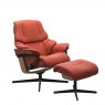 Stressless Stressless Reno Cross Base Recliner Chair & Footstool 3 Sizes