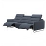 Stressless Stressless Emily 3 Seater Sofa With 2 Powered Recliners Steel Legs