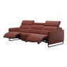 Stressless Stressless Emily 3 Seater Sofa With 2 Powered Recliners Steel Legs