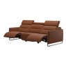 Stressless Stressless Emily 3 Seater Sofa With 2 Powered Recliners Steel Legs