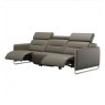 Stressless Stressless Emily 3 Seater Sofa With 3 Powered Recliners Steel Legs