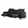 Stressless Stressless Emily 3 Seater Sofa With 3 Powered Recliners Steel Legs