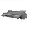 Stressless Stressless Emily 4 Seater Sofa With 2 Powered Recliners Steel Legs