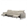 Stressless Stressless Emily 4 Seater Sofa With 2 Powered Recliners Steel Legs