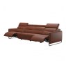 Stressless Stressless Emily 4 Seater Sofa With 4 Powered Recliners Steel Legs