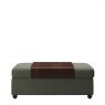 Stressless Ottoman Double Footstool With Table