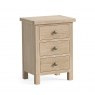 Global Home Global Home Modern Country 3 Drawer Bedside Chest
