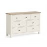 Global Home Global Home Modern Country 3 Over 4 Drawer Chest