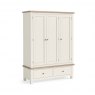 Global Home Modern Country Triple Wardrobe