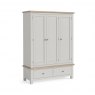 Global Home Modern Country Triple Wardrobe