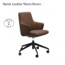 Stressless Promotions Laurel Low Back Office Chair With Arms