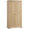 Devonshire Lydford Oak All Hanging Double Wardrobe