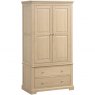 Devonshire Lydford 2 Drawer Gents Double Wardrobe