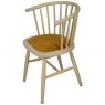 Devonshire Living Devonshire Bergen Oak Carver Dining Chair