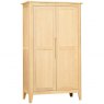 Devonshire Living Devonshire Bergen Oak Double All Hanging Wardrobe With Shelves