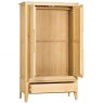 Devonshire Living Devonshire Bergen Oak Double Wardrobe With Drawers