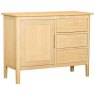 Devonshire Living Devonshire Bergen Oak 1 Door 3 Drawer Sideboard