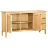 Devonshire Living Devonshire Bergen Oak 2 Door 3 Drawer Sideboard
