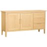 Devonshire Living Devonshire Bergen Oak 2 Door 3 Drawer Sideboard