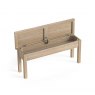 Global Home Global Home Modern Country Shallow Storage Bench