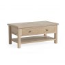 Global Home Global Home Modern Country Coffee Table With Shelf
