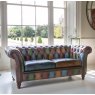Vintage Sofa Company Vintage Sofa Company Chester Croft 2 Seater Rub Off Leather Patchwork Sofa