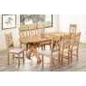 Papaya Trading Papaya Trading Chatsworth Oval Cross Leg Extending Dining Table