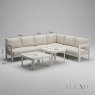 Hafren Outdoor Hafren Outdoor Sofia 6 Seater Luxury Corner Sofa Set