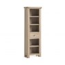 Corndell Normandy Whitewash Slim Bookcase