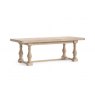 Corndell Normandy Whitewash Large Trestle Extending Dining Table