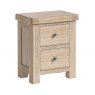 Corndell Normandy Whitewash Small Bedside