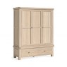 Corndell Normandy Whitewash Triple Wardrobe