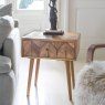 Carlton Furniture Chevron Lamp Table