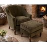 Vintage Sofa Company Vintage Sofa Company Alba Chair In Verona Seaweed With Piping