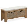 Hafren Collection Hafren Collection Sherlock Tewkesbury Upholstered Hall Bench