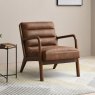 Kyoto Futons Kyoto Inca Chair Ribbed Walnut Frame
