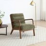 Kyoto Futons Kyoto Inca Chair Ribbed Walnut Frame