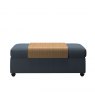 Stressless Ottoman Double Footstool With Table