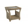 Desser Arlington Lamp Table With Glass Top
