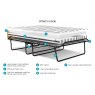 Jay-Be Jay-Be Folding Beds Supreme Airflow Fibre Double