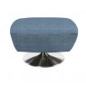 Parker Knoll Evolution Design 1703 Footstool With Chrome Base