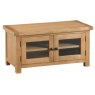 Hafren Collection KCO Standard TV Unit With Glazed Doors